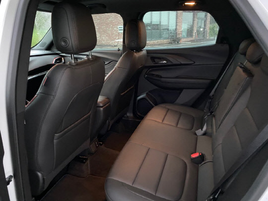 쉐보레 트레일블레이저 2열.  장우진 기자